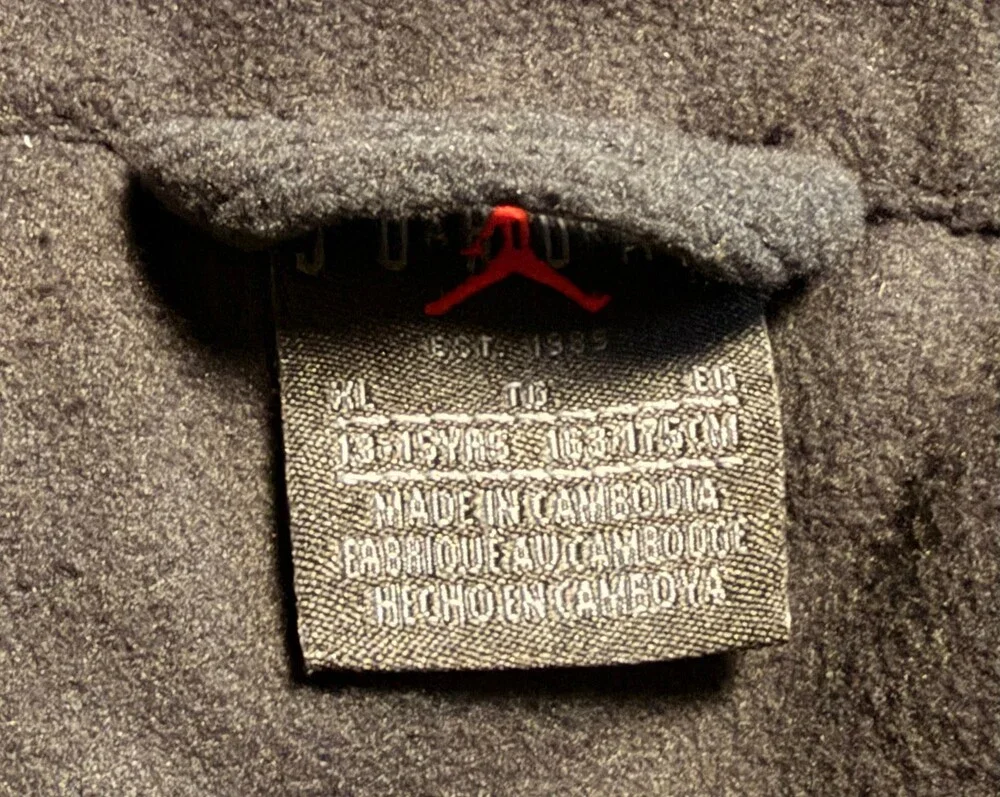 Jordan Boys XL 3-in-1 Jacket Smoke Grey Black Fleece Hooded Coat Windbreaker NWT